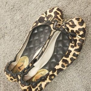 Michael Kors Leapord cow hair, ballet flats